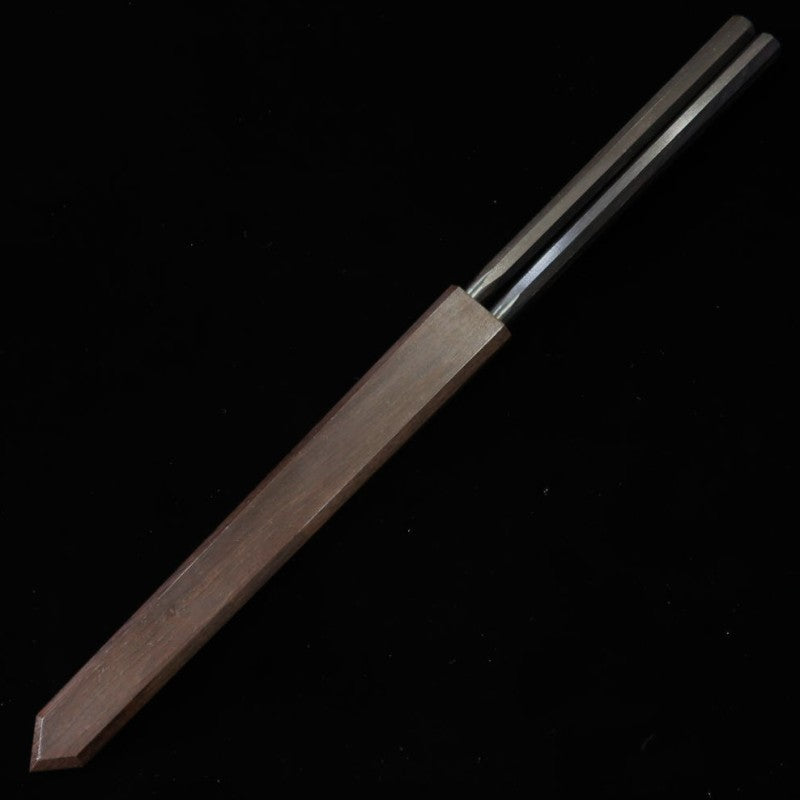 黒檀八角柄 盛箸 黒檀鞘 ＋ 収納袋付き (150/180mm)
