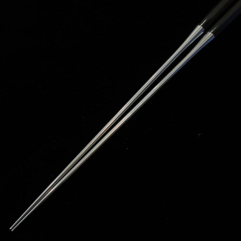 黒檀八角柄 盛箸 黒檀鞘 ＋ 収納袋付き (150/180mm)