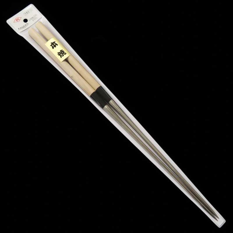 MORIBASHI em Inox com cabo em madeira(290/320mm)