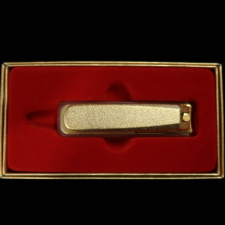 Hattori Riki Seisakusho Nail Clipper Chrome Plated Gold 7cm