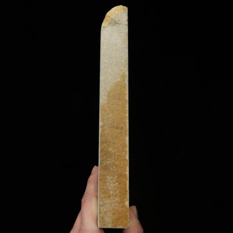 澪つくしひめ 天然砥石 伊豫銘砥 虚空蔵 黒 123×221×27mm