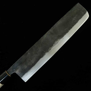Cuchillo forjado para puerro, acabado kurouchi, afilado estilo Hama, SK-5 (300 mm)
