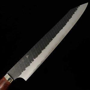 NIGARA Kiritsuke Sujihiki SG2 Black Hammered Karin Custom Handle (255mm)