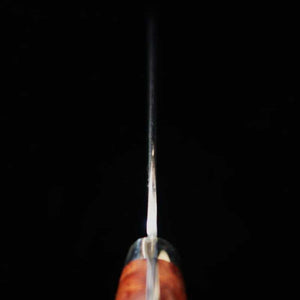 NIGARA Kiritsuke Sujihiki SG2 Black Hammered Karin Custom Handle (255mm)