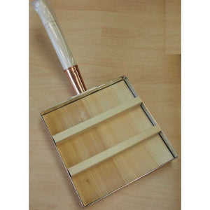 Panela em cobre para tamagoyaki com tampa de madeira (15-21cm)
