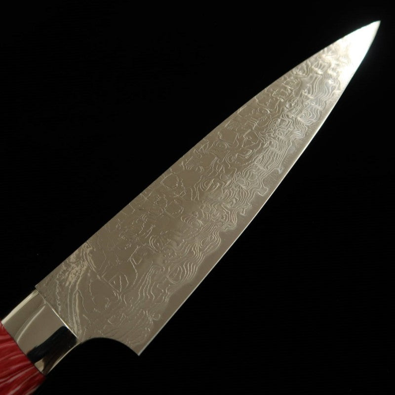 Petty Takeshi Saji R2 Acabamento Diamante Cabo Vermelho Turquesa (130/150mm)