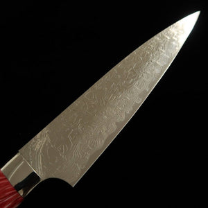 Petty Takeshi Saji R2 Acabamento Diamante Cabo Vermelho Turquesa (130/150mm)