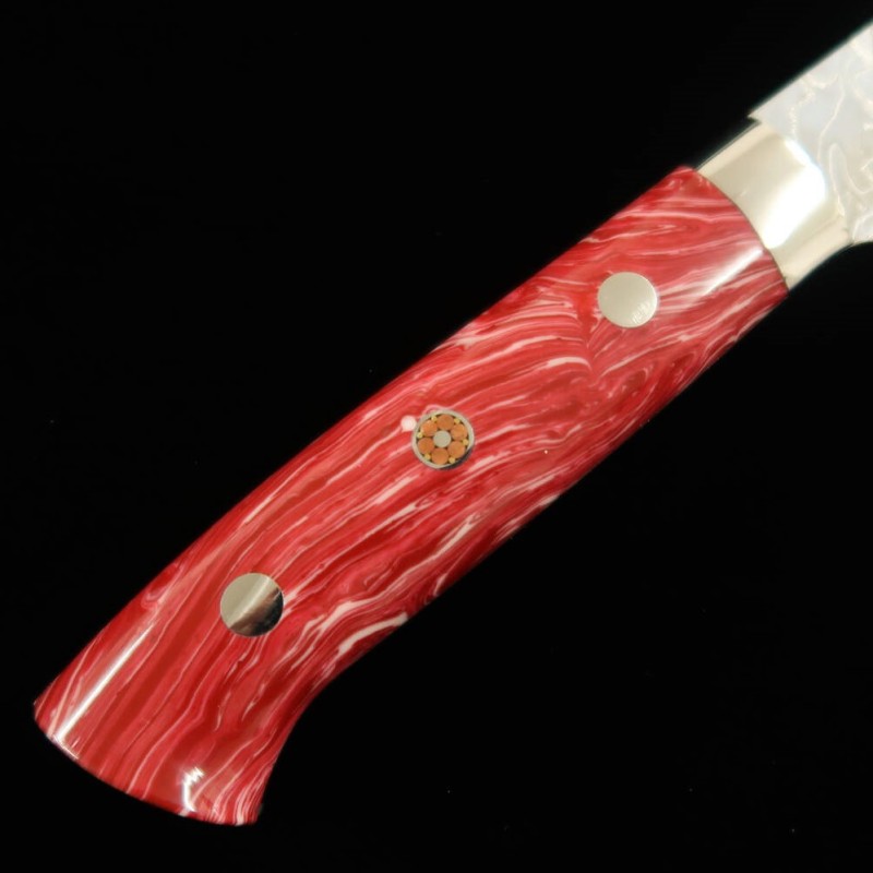 SAJI TAKESHI R2 Acabado diamante Petty Turquesa roja (130/150 mm)