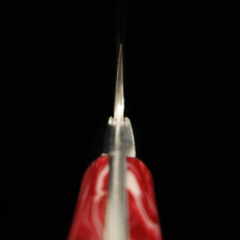 SAJI TAKESHI R2 Acabado diamante Petty Turquesa roja (130/150 mm)