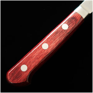 Petty MIURA Aogami Super Acabamento Martelado Red Plywood (135mm)