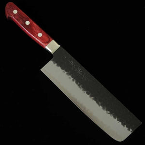 MIURA Nakiri Aogami Super steel Black Hammered (165mm)