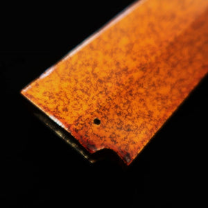 Knife Saya for Yanagiba lacquered (golden brown, bright) with pinhole (240mm)
