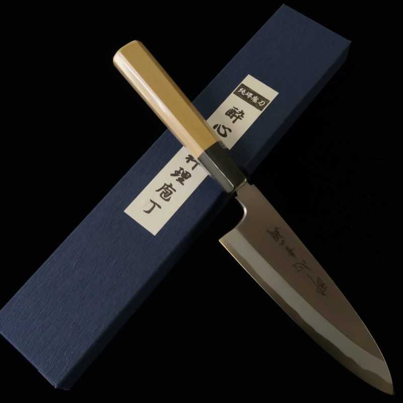 酔心 SUISIN Funayuki Aogami Nº 2 Honkasumi Cabo octogonal de magnólia (165mm)