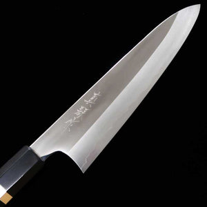 Gyuto TADOKORO Inox Ginsan Acabamento Espelhado Cabo Octogonal em Ébano (210mm)