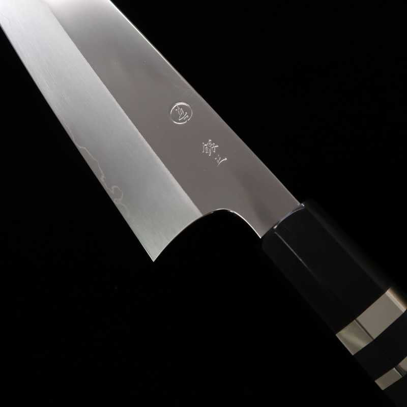 Gyuto TADOKORO Inox Ginsan Acabamento Espelhado Cabo Octogonal em Ébano (210mm)