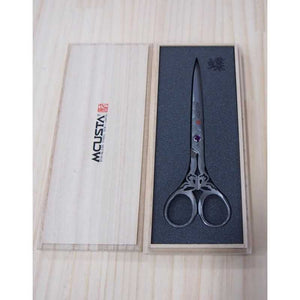 Tesoura Mcusta Damascus desenho borboleta (170mm)