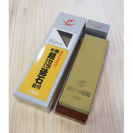 NANIWA Super Ceramic CHOSERA whetstone with Stand #2000