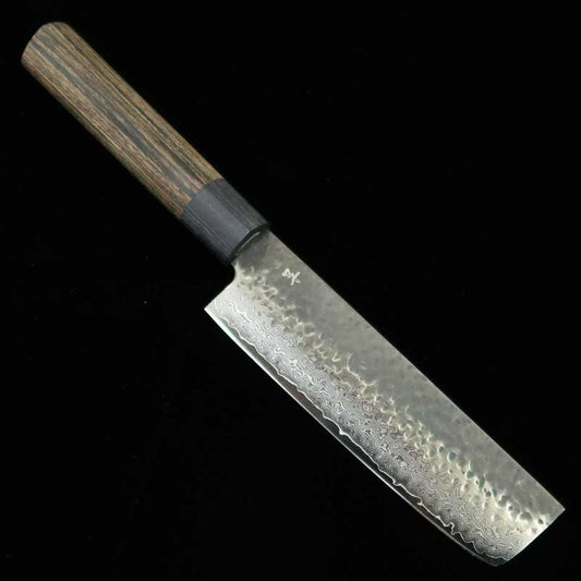 志津 匠 SHIZU TAKUMI 玄GEN VG-10 黒打ダマスカス 菜切 (130-170mm)